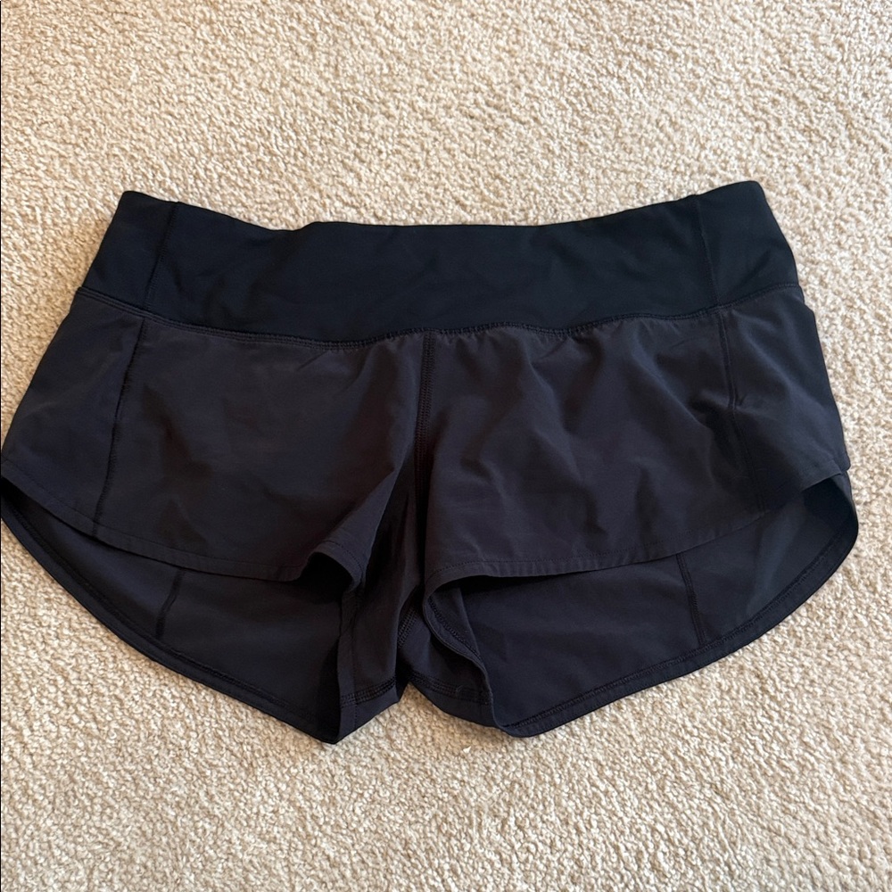 Lululemon Athletica Black Athletic Shorts